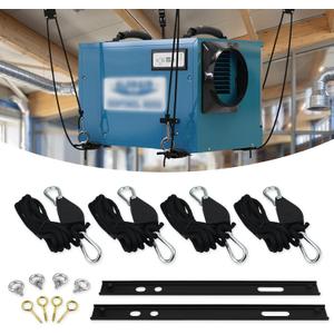 Dehumidifier Hanging Kit for Crawl Space & Basement  300 Lb. Capacity | Anti-Vibration Mounting Brackets to Reduce Noise, Secure Hanging Dehumidifier Kits (Easy Install)