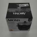 Aroma Housewares ARC-363-1NGB 3 Uncooked/6 Cups Cooked Rice Cooker, Steamer, Multicooker, 2-6 cups, Black