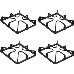 Premium WB31K10034 Gas Range Surface Burner Grates Replacement Parts For GE Stove Parts General Electric Cooktop Parts Cast Iron Gas Stove Rack, Top Burner Rack Sets 4Pack