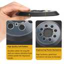Sander Pad Replacement for Dewalt, 2 Pack 5" 8 Hole Hook and Loop Orbital Sander Pad Compatible with DeWalt DWE6421 6421K DWE6423 6423K DCW210B Random Orbital Sanders (4 Screw Holes)