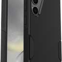 OtterBox Samsung Galaxy S24 Commuter Series Case - Black, Slim & Tough, Pocket-Friendly, with Port Protection