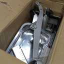 VEVOR Commercial Vegetable Slicer, 3/8" and 3/16" Tomato Slicer, Stainless Steel and Aluminum Alloy Vegetable Cutter Slicer, Manual Tomato Slicer with Non-slip Feet, for Tomatoes, Potatoes, Onions