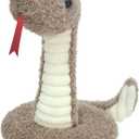 Brown Plush Snake Stuffed Animal Toy, Soft Cuddly Plushie Hugger Toy for Boys & Girls, Gifts for Kids or Girlfriend, 17 Inches