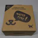 SARPAWS Cat Water Fountain Stainless Steel74oz/2.2L Water Fountains for Cats Indoor, Cat Fountains for Drinking, Ultra-Quiet, Water Level Window, Pet Water Fountain - 2 Filters + 2 Sponges