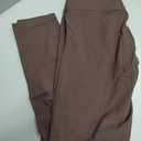 Colorfulkoala Dreamlux No Front Seam Leggings for Women 25"/28" Inseam, Seamless High Waisted Buttery Soft Yoga Pants (Espresso)