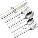 Morcte 30-Piece Stainless Steel Cutlery Flatware Set, Service for 6