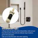 1222/1222B Cartridge Pressure Balancing with 104421 Removal Tool & 116653 Handle Metal Adapter Replacement,Compatible with Moen Posi Temp Single Handle Tub/Shower Faucets Plumbing Repair Kit,Brass