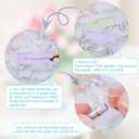 Valentine's Day Decorations - Valentines heart Decor - 15 pcs Artificial Tulips with 210 pcs Conversation Hearts Vase Filler Set - Sweet Floral Arrangement Home Decoration Centerpieces, NO VASE