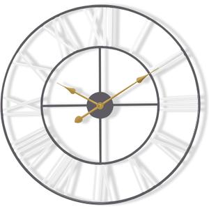 Sorbus Large Wall Clock for Living Room Decor - 24 inch Big Wall Clock Decorative - Battery Operated - Roman Numeral Analog Large Clock for Bedroom, Room, Home, Kitchen, Office, Wall Decor (White)