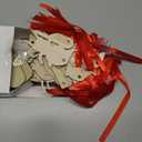 Bucherry 36 Pcs Elf Wooden Christmas Tree Ornament Elves Peppermint Christmas Decorations Wood Xmas Santas Elves Decorative Hanging Ornaments for Xmas Tree Party Supplies Holiday Decor