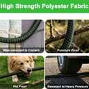 Garden Hose, 50Ft Ultra Flexible Water Hose, None-Expand,with 10 Function Sprayer,Ultra-Lightweight,Leak-Proof,Non-Slip Handle, Non-Kink Hoses for Yard, Outdoor (GreenBlack,50Ft)