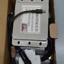 12V 800w Car Heater 2 Hole Portable Windshield Defroster Kit Winter Fast Heating Electric Automobile Interior Heaters Low Noise Removing Window Defogger with Cigarette Lighter for 12V Vehicle