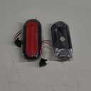 2Pcs 6" inch Oval LED Trailer Red 52 LEDs Halo Brake Stop Turn Signal Running Tail LightsPatent Pending w/Rubber Grommet Sealed Waterproof IP67 for Truck/RV/Van, DC 12V