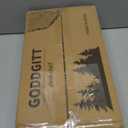 Desk Shelf Organizer, 3 Tier Storage Shelf Riser Display Stand, Wood Desktop Organizer Small Bookshelf, Desktop Shelf for Office Decor and Desk Accessories,Rustic Brown Black