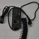 Universal Power Supply 3V~36V 4A 144W Adjustable Variable 3V 5V 9V 12V 24V 30V 36V AC/DC Adapter Charger, 100V-240V AC to DC Converter with 14 Tips, Polarity Converter and 4-Way Power Splitter Cable