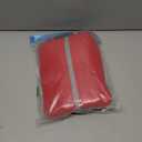 FUAMEY Dog Coat for Medium Dogs, Waterproof Dog Winter Jacket with Harness Built in Puppy Cold Weather Coats Reflective Pet Vest with Zipper Warm Fleece Dogs Snowsuit Windproof Red M