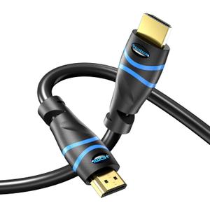BlueRigger 8K HDMI Cable 6 FT - 5 Pack (8K 60Hz, 4K 120Hz, 48Gbps HDMI Cord, HDR10+, High Speed HDMI Cable 8K with Ethernet, eARC, 3D, HDCP 2.3) - Compatible with PS5, Xbox, Roku, Apple TV, Switch, PC