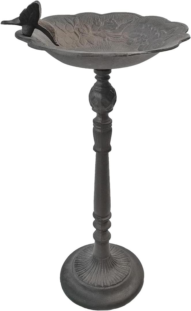 Classic Copper Bird Bath for Outdoors 22 Inch, Weather-Resistant Bird Feeders Decor for Garden, Patio or Yard