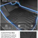 KIWI MASTER Floor Mats for 2018-2022 Honda Accord, Custom Fit All Weather Car Mats, Heavy Duty TPE Floor Liners, Front & Rear 2 Row, Black