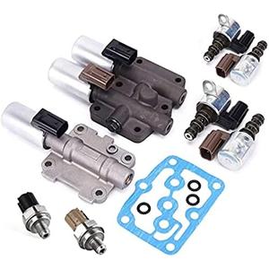 Compatibile with Accord Odyssey Pilot TL CL MDX Transmission Solenoid Kit 28250-P6H-024 28250-P7W-003 28400-P6H-013 28500-P6H-013 28600-RKE-004 28610-RKE-004