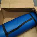 Foam Sleeping Pad for Camping - 1.25-Inch-Thick Waterproof Sleep Pad with Carry Straps for Cots, Tents, or Sleepovers by Wakeman Outdoors (Black)