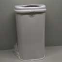 Ubbi Adult Diaper Pail, Steel Odor Locking, No Special Bag Required, Awards-Winning, Modern Design, White