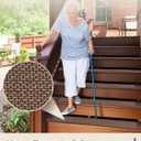 Stair Treads for Wooden Steps Indoor, (15 in Pack, Brown, 30"X8") Peel and Stick Stair Tread,Stair Runners, Non-Slip Carpet Stair-Treads for Kids, Elders & Pets, Machine Washable, Reusable