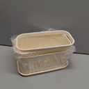 VIREYA Bedside Storage Box Bin Organizer Diaper Caddy Organizer for Kids Bed, Crib, Playard ,Playpen, Nursery Bedroom, Bathroom Essentials,for Books, Tissues, Cup & Snacks (Beige)