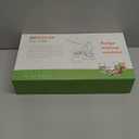 Photo Magnet Making Machine, Button Press Machine for 2 Inches / 50mm Square Fridge Magnetic Stickers, 100 Sets of Button Maker Supplies, Badge Maker Kit for Home School DIY Crafts, Business (Pink)