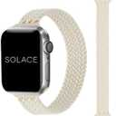 Solace Bands Slim Imperium Loop - Compatible with Apple Watch Bands Sport Loop Band for Women and Men, iWatch Bands for Size: 38/40/41MM - M
