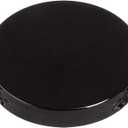 Plastic Smooth Black Lid With a Foam Liner for Jar (24 Pack) (Neck Size 58-400)