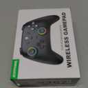 ECHTPower Wireless PC Gaming Controller - Hall Effect Joystick, 2.4G & Wired 1000Hz Polling Rate, 800mAh Battery, Adjustable Turbo/Vibration - for PC/Switch/iOS/Android (Black)