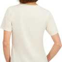 Spyder Women's Simple Sunset Graphic Short Sleeve Tee T-Shirt (Beige, L)