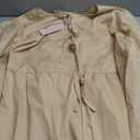 Cicy Bell Womens Cute Tie Front Peplum Velvet Tops Puff Long Sleeve Babydoll Shirts Casual Blouses 2025 Fall Outfits. Size 2XL