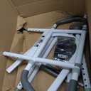 Bed Rails for Elderly Adults Safety: Adjustable Bedside Assist Rails with Storage Pockets, Non-Slip Handles, Sensor Night Light, 400LB Gravity Capacity (Stand-Compatible with Bed Frames 13.19" or Highe)