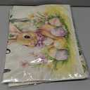 LosFong He Is Risen Christian Easter Garden Flag 12x18 Inch Double Sided Easter Eggs Bunny Cross Floral Small Garden Flags, Lawn Yard Flag for Outdoor Decoration