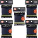KMC Hyper Matte Sleeves Black 5 Sets (5 Packs/total 400 Sheets) ( Japan Import ) Made in Japan by KMC