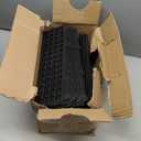 12 Pcs Under Couch Blocker for Pets, Bed Blocker with 100 Durable Zip Ties (25cm length, 5mm width), Plastic Under Sofa Toy Stopper Bed Barriers for Cats Dogs Furniture - Black