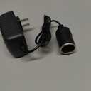 AC to DC Converter 2A 24W Car Cigarette Lighter Socket 110-240V to 12V AC/DC Power Adapter Black
