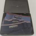 Emporio Armani Men's All Over Logo Elastic 2 Pack Brief, Armani Blue/Armani Blue, X-Large