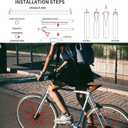 72 PCS Universal Spoke Skins Motorcycle Dirt Bikes Colorful Protective Trim Wrap Cover Wheel Guard for Yamaha Kawasaki Suzuki(Purple)