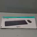 Logitech MK470 Slim Wireless Keyboard and Mouse Combo - Modern Compact Layout, Ultra Quiet, 2.4 GHz USB Receiver, Plug n' Play Connectivity, Compatible with Windows - Graphite