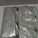 INOVADAY Sage Green Christmas Blackout Curtains 84 Inch Length 2 Panels Set, Linen Blackout Curtains Thermal Insulated Room Darkening Drapes for Bedroom, Nursery, Living Room, W50”xL84”