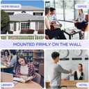 Thyle 8.5 x 11 Inch Outdoor Brochure Holder with Lid Acrylic Wall Mount Literature Box Waterproof Heavy Duty with Screws for Flyer Document Pamphlet Display Business Retail Real Estate(White)
