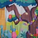 7x5FT Cartoon Dog Garden Tree Backdrop, Blue Sky Ballon Birthday Polyester Photography Background for Parties, Happy Birthday Photo Booth Prop Decorations