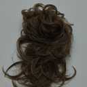 Swiking Men's Mullet Wig Light Brown Retro 70s 80s Disco Rocker Curly Punk Fancy Party Halloween Cosplay Costume Wigs (Light Brown)