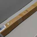 Tension Curtain Rod 51-165 Inch, Extra Long Curtain Rod No Drilling for Window or Bathroom, Outdoor Curtain Rods for Patio, Easy to Install, Never Rust, Rod Diameter 1.26 Inches-Black