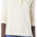 Amazon Essentials Women's Studio Terry Funnel Neck Sweatshirt L