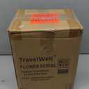 Travel Well Flower Series Individually Wrapped 15ml/0.5 Fl Oz Shampoo + Conditioner + Body Lotion + 21g/0.75 Oz Mini Soap Bars | 240 PIECE | Travel Size Toiletries | Hotel Toiletries Bulk Set