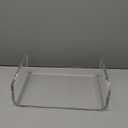 Acrylic Monitor & Laptop Stand Riser - Clear Computer & Laptop Stand for Desk - Compatible with iMac, MacBook & All Notebooks - White Aesthetic Decoration for Office & Home